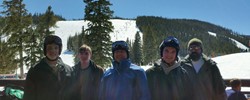 Picture of staff members at a ski resort